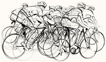 Cycling illustration