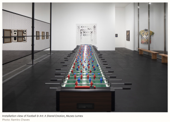 extended table football art piece